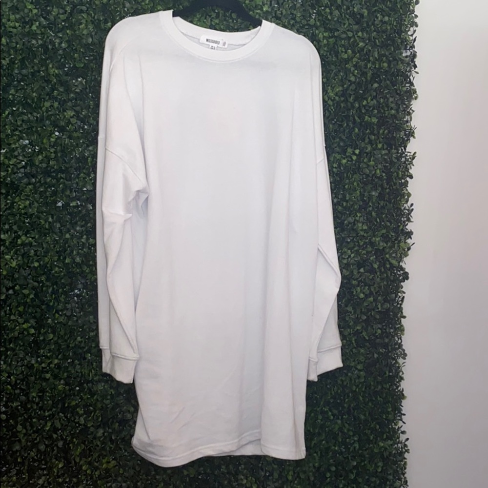 Oversized sweatshirt dress